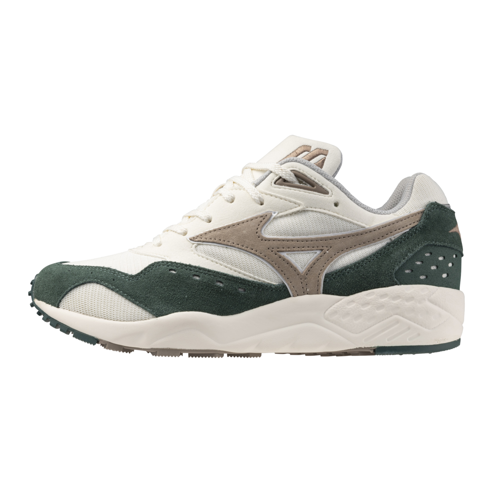 Mizuno CONTENDER S Scarpe sportstyle Mizuno snow white/fungi/bistro green Donna/Uomo Taglia44